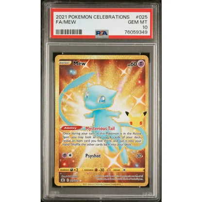 Pokemon Celebrations: Mew #025 - PSA 10, Gem Mint - ADLR Poké-Shop