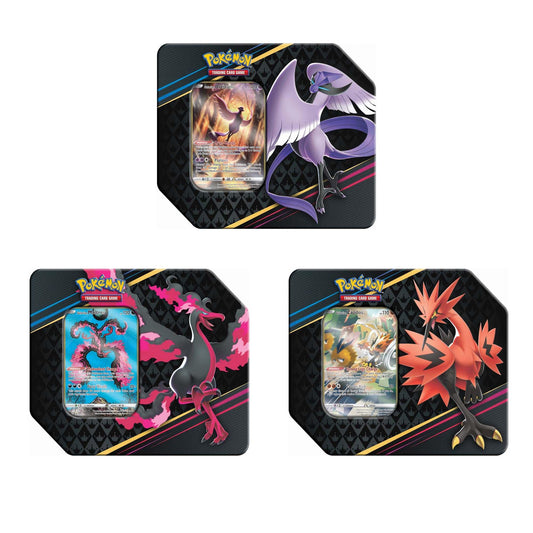 Pokemon Crown Zenith: (USA) Moltres/Articuno/Zapdos Tin Box - ADLR Poké-Shop