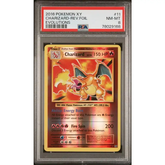 Pokemon Evolutions: Charizard #11, 2016 - PSA 8, Mint - ADLR Poké-Shop