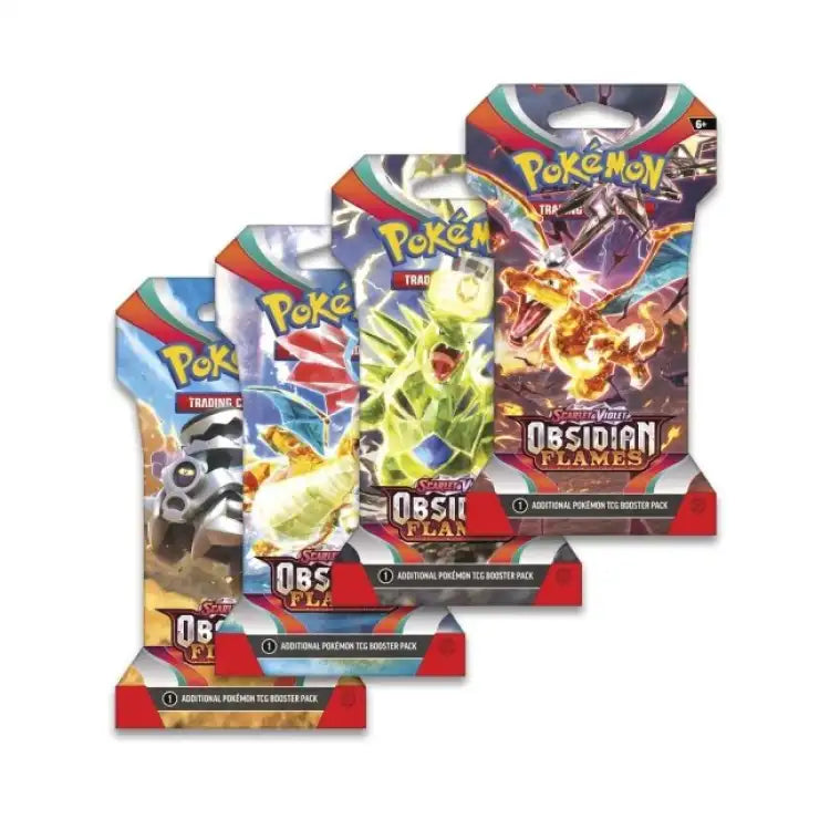 Pokemon S&V: Obsidian Flames Sleeved Booster-Pakke - ADLR Poké-Shop