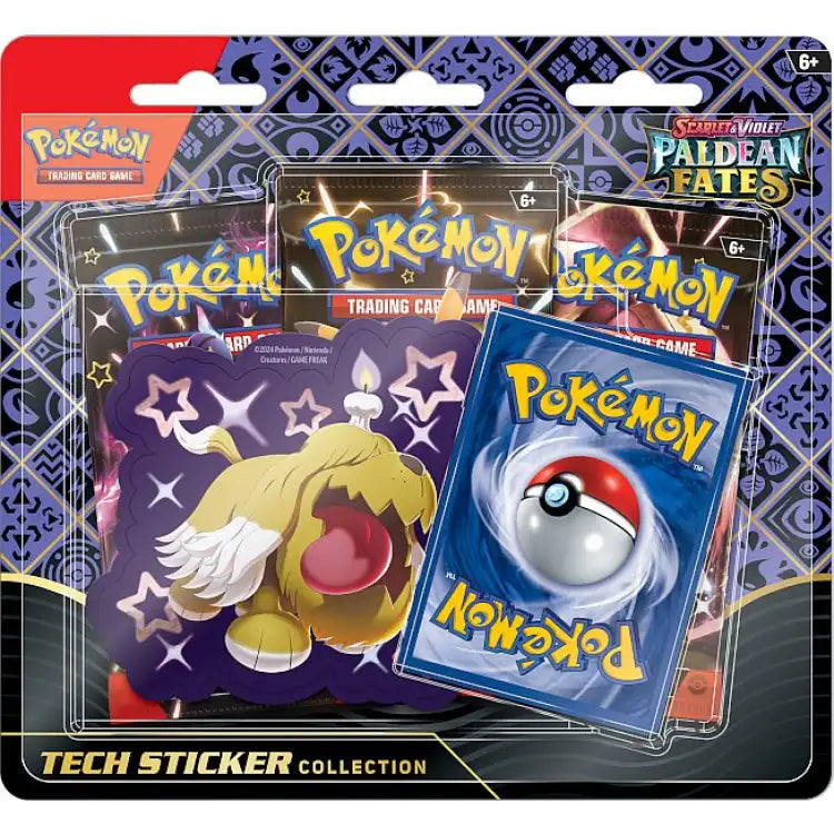 Pokemon S&V: Paldean Fates, Tech Sticker Collection Blister (Greavard) - ADLR Poké-Shop