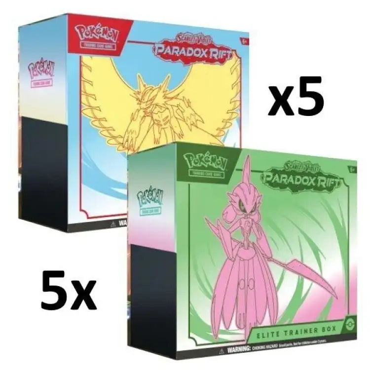 Pokemon S&V: Paradox Rift Elite Trainer Box Case (10 stk) - ADLR Poké-Shop