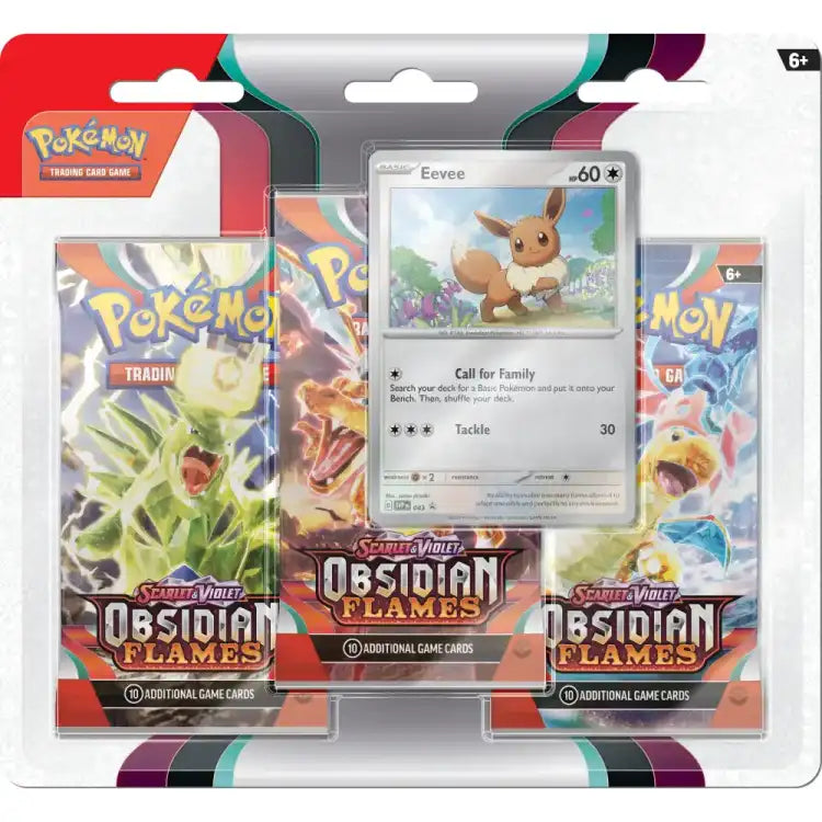 Pokémon TCG: Scarlet & Violet: Obsidian Flames - 3-Pack