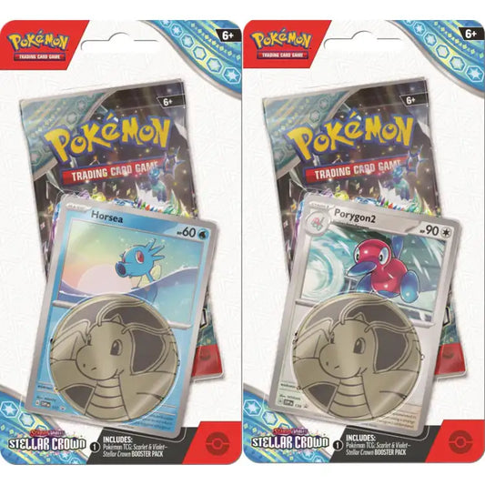 Pokémon TCG: Scarlet & Violet: Stellar Crown - Checklane Blister Pack - ADLR Poké-Shop