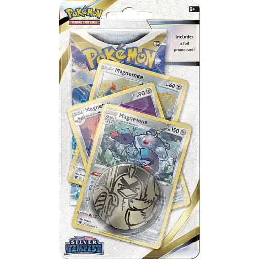 Pokémon: Sword & Shield Silver Tempest Premium Checklane Blister - Magnezone Samlekort Pokémon 