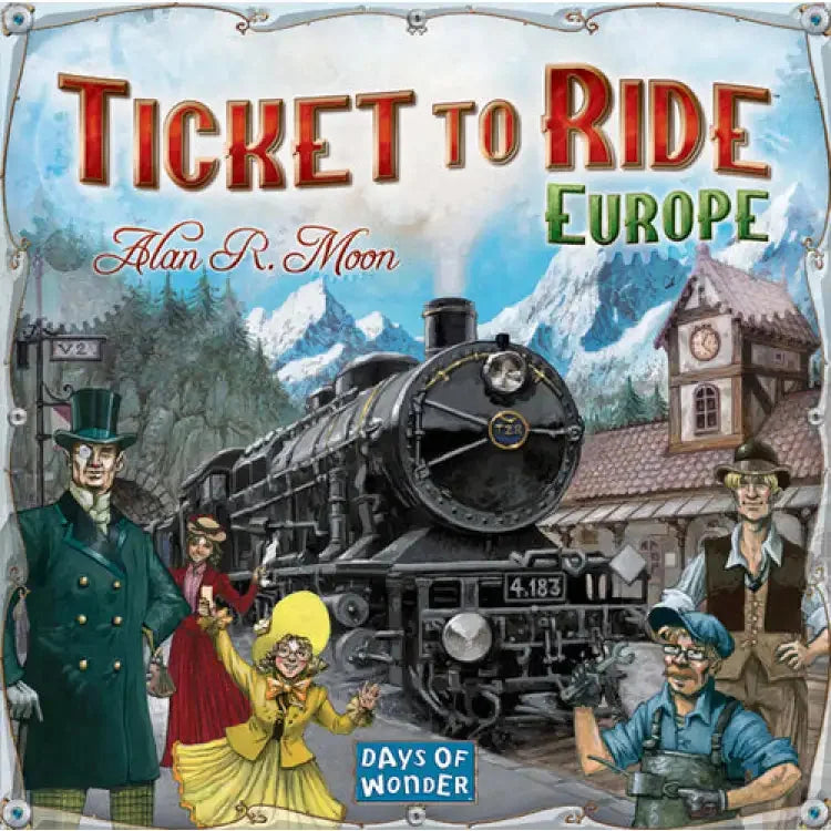 Ticket to Ride Europe, Brætspil (Dansk) - ADLR Poké-Shop