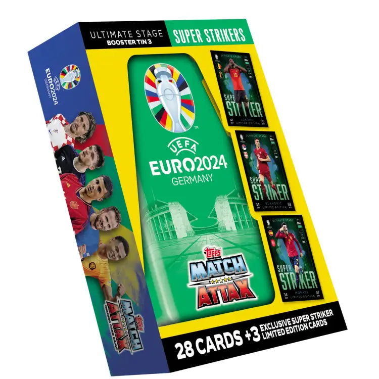 Topps: Match Attax Fodboldkort - EURO 2024 - Booster Tin - ADLR Poké-Shop