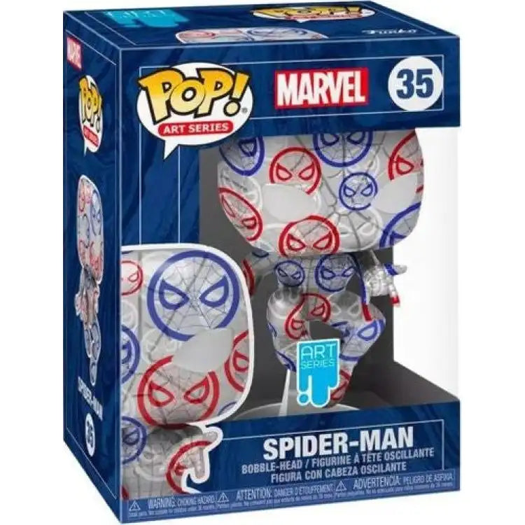 Funko Pop! Art Series: Marvel Patriotic Age - Spider-Man #35