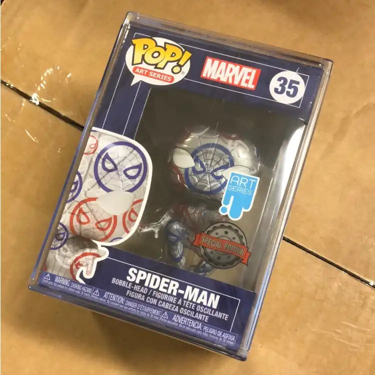 Funko Pop! Art Series: Marvel, Patriotic Age - Spider-Man #35 (inkl. Hard Acrylic Box) - ADLR Poké-Shop