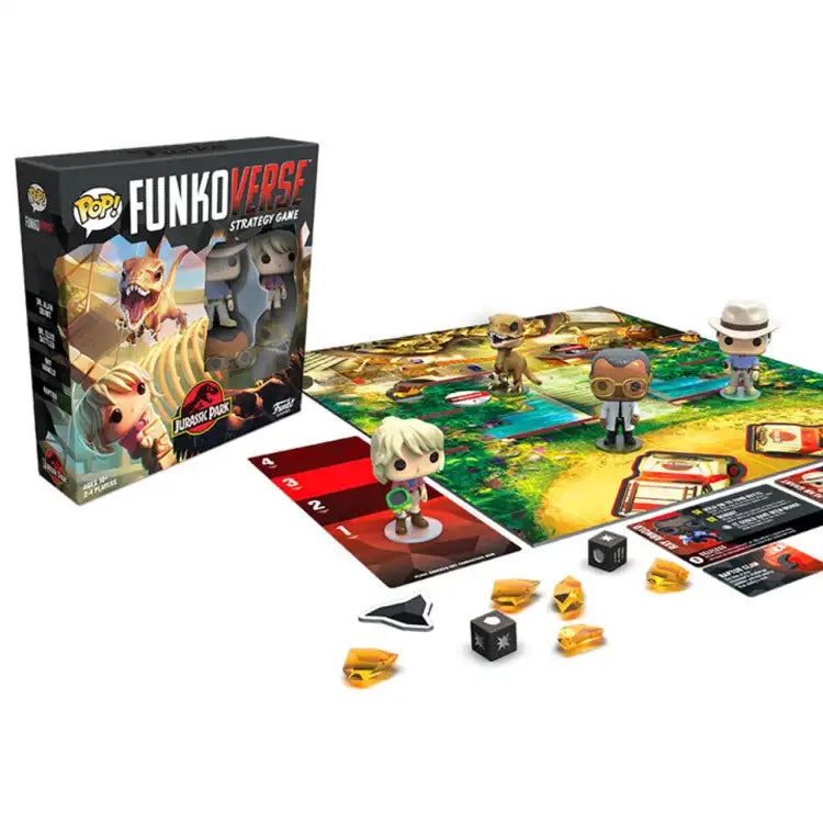 Funko Pop! Funkoverse Jurassic Park 100 - Strategy Game - ADLR Poké-Shop