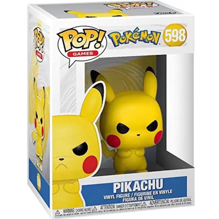 Funko Pop! Pokemon, Grumpy Pikachu #598 - ADLR Poké-Shop