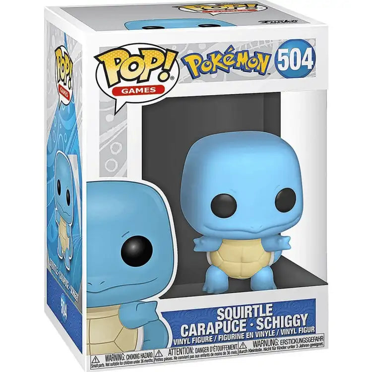Funko Pop! Pokemon, Squirtle #504 - ADLR Poké-Shop