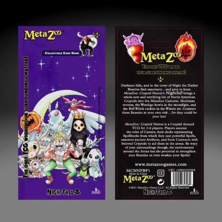 MetaZoo TCG: Nightfall 1st Edition, Blister Pack - ADLR Poké-Shop