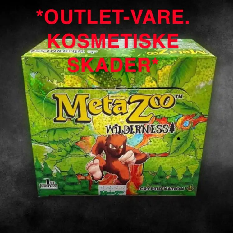 *OUTLET* - MetaZoo TCG: Wilderness 1st Edition, Booster Box (KOSMETISK SKADE) - ADLR Poké-Shop