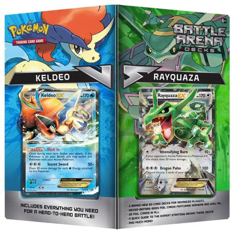 Pokemon B&W: Rayquaza/Keldeo EX Battle Arena Decks
