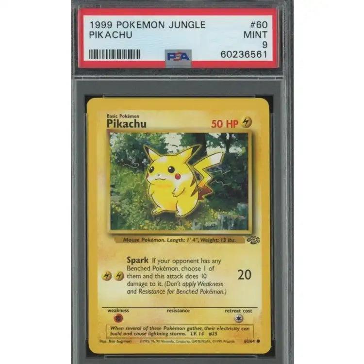 Pokemon Jungle: Pikachu #60 1999 - PSA 9 Near Mint