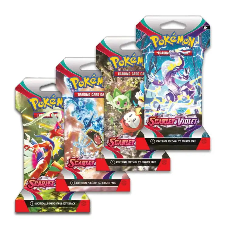 Pokemon S&V: Scarlet & Violet Sleeved Booster-Pakke - ADLR Poké-Shop