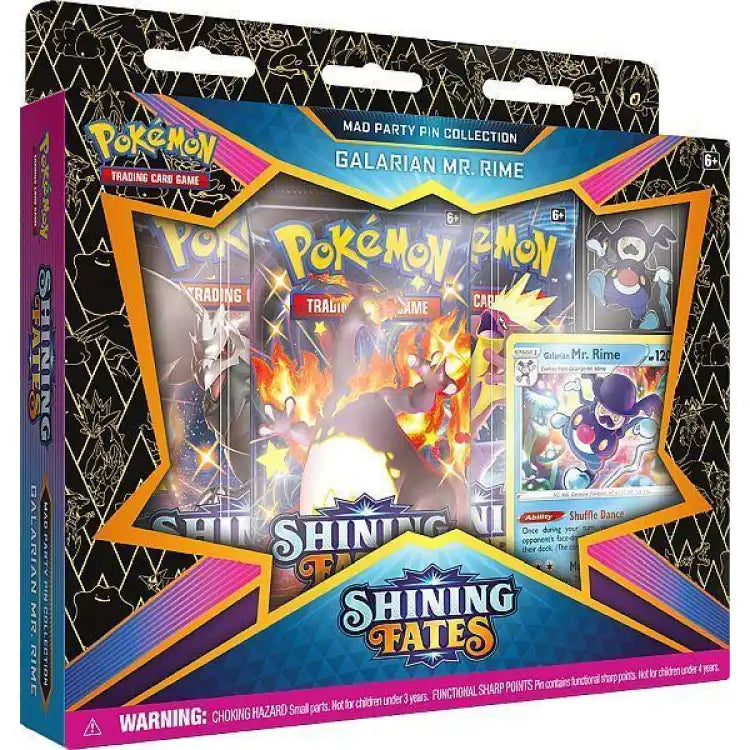 Pokemon SWSH: Shining Fates Mad Party Pin Collection - 