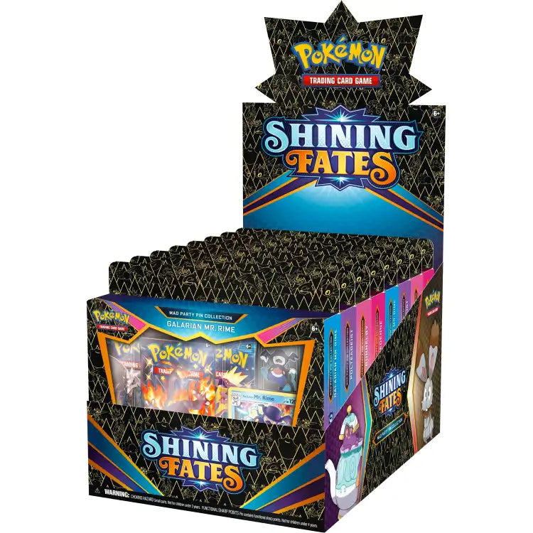 Pokemon SWSH: Shining Fates Mad Party Pin Collection