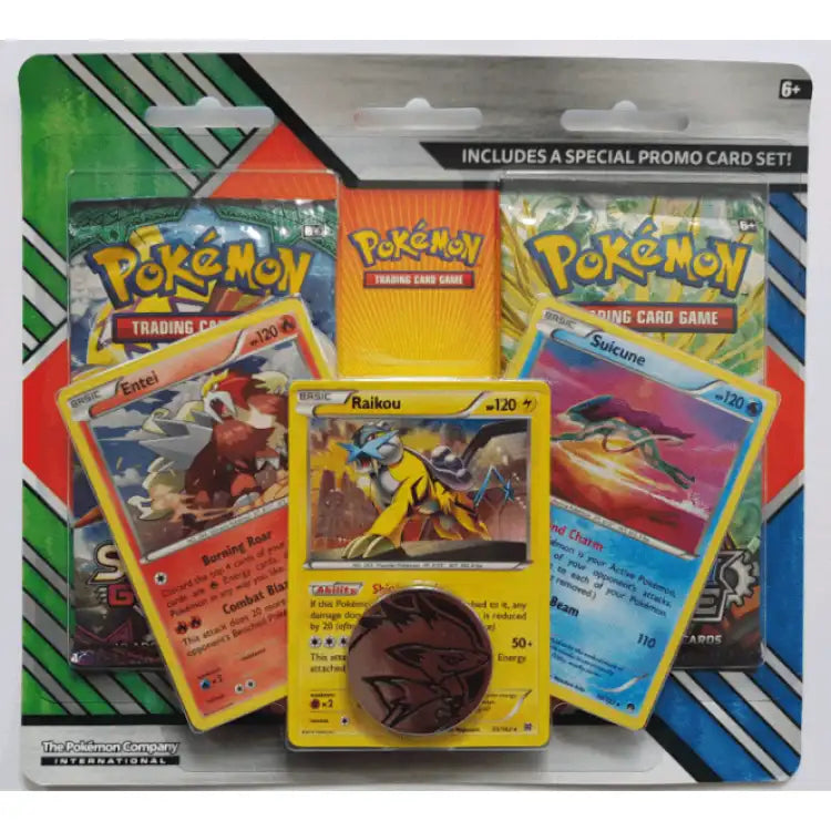 Pokemon XY/S&M: Enhanced 2-Pak Blister m/mønt og promo-kort
