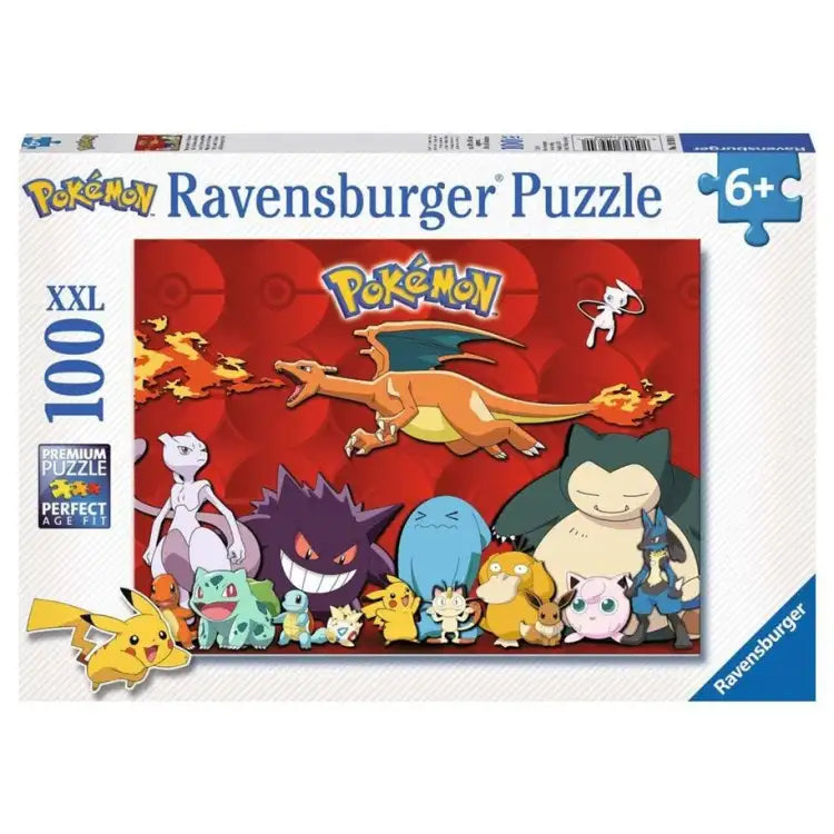 Ravensburger: Pokemon Puslespil, 100 brikker - ADLR Poké-Shop