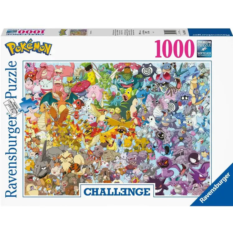 Ravensburger: Pokemon Puslespil, 1000 brikker - ADLR Poké-Shop