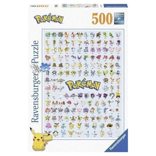 Ravensburger: Pokemon Puslespil, 500 brikker - ADLR Poké-Shop