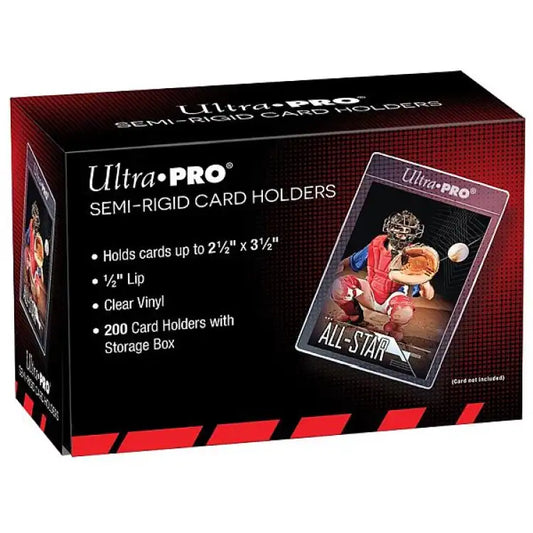 Ultra Pro: Semi-Rigid Card Holders, 200 stk - ADLR Poké-Shop
